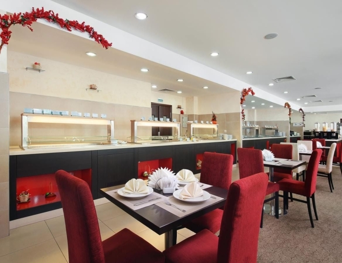 Главный обеденный зал «Панорама» - Санаторий «Плаза» Железноводск